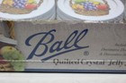 Ball Quilted Crystal Jelly Jars 4 Oz Set Of 12 Decorative Fruit Basket Lids New 