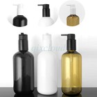 Refillable 3 Colors Empty Plastic 300ml Lotion Pump Bottles For Soap Gel Shampoo