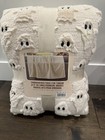 Nwt Same Day Ship Viral Tik Tok Costco Faux Fur Halloween Fall Throw White Ghost