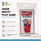 Us Silica Snow White Comfortable Play Sand For Sand Tables  White  50 Pound Bag