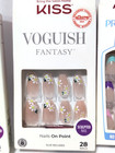 Kiss Impress No Glue Press-on Manicure Nails Medium Length Lot Of 4