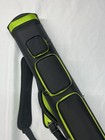 J j 4x8 All Black Duranylon W  Lime Accents 4 Butt 8 Pool Cue Case