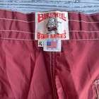 Birdwell Beach Britches Vintage Burgundy Board Shorts Size 26 Usa Surf Beach