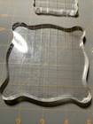 Lot Acrylic Stamp Block Clear Stamping Block Mount Blocks Set