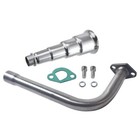 4 Stage Exhaust Header Pipe For Predator 212cc 196cc Engine Silver