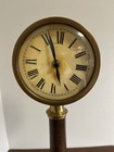 Decorative Brass wood Reproduction Of Nautical Engine Order Telegraph W clock
