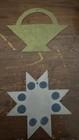 Primitive Early 18th   19th C  Style 4 Tin Quilting Template Patterns Folk Art