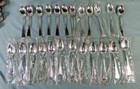 1881 Rogers Oneida Flatware Hammered 1st Colony Silverplate 67pc Service For 12