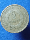 1864 Two Cent Piece 2c Civil War Date Large Motto Us Copper Coin Free Shipping 