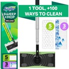 Swiffer Sweep And Mop Deluxe  Cleaning  Kit Includes 1 Sweeper Device
