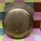 Vintage Solid Brass Pocket Change Dish Key Holder Trinket Dish Coin Bowl 5 Inch