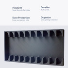 10 Game Cartridge Holder For Sega Genesis - Mega Drive Game Organizer Tray Stand