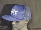 90s Vintage Miller Lite Beer Snapback Hat Rope White Logo Royal Blue