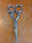 Vintage Gingher Italy 4 5 Epaulette Embroidery Scissors Forged Steel Heart 0 4oz