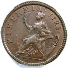 1723 M 4 57-gc 13 Pcgs Ms 63 Bn Wood s Hibernia Halfpenny Colonial Copper 1 2p