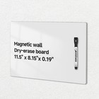 Magnetic Dry Erase Board For Wall   Fridge     Small White Board 11 x8  With Er   