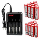 3 7v Button Top Rechargeable Battery 3000mah Lithium Cell For Flashlight Usa