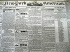Dealer Lot Of 30 Original Pre-civil War Us Newspapers 1800-1861 Good For Resale