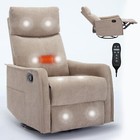 Massage Heat Swivel Rocker Recliner Chair Nursery Glider Manual Rocking Chair