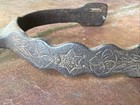 Rare Single Western Cowboy Spur - Vintage Antique Hand Forged Iron