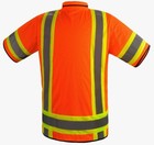 Crew Orange Reflective High Visibility Class 3 Safety Vest