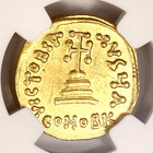 Constans Ii Gold Av Solidus Byzantine Empire 641-668 Ad Certified Ngc Choice Xf