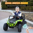 12v Kids Utv Car Electric Ride On Toy Battery Atv Vehicle W  Remote Control Led