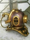 Vintage 18 Inch Diving Helmet Us Navy Mark V Original Antique Divers Helmet