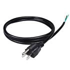 6ft 18 Gauge 3 Prong Heavy Duty Replacement Power Supply Cord Cable 110v 115v 12