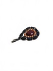 Vintage Style Teardrop Hair Clip With Multi-colored Stones