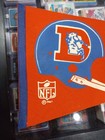 Vintage 1967 Denver Broncos Full Size Pennant Nfl 60s Football Nice Condition 