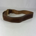 Anne Klein Saks Fifth Avenue Wide Brown Leather Waist Belt - Women s Size 30