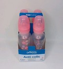 Dr Brown s Anti Colic Options 8 Oz Narrow Baby Bottle 4 Pack Pink Flowers