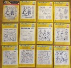Aunt Martha s Embroidery Craft Patterns Hot Iron Transfers Vintage Lot Of 23ct 