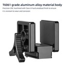 Fanaue Saddle Mount Rifle Clamp Adapter For Hunting Tripod Arca Swiss Qr Plate