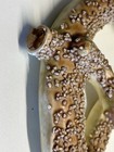 Antique Turn Of The Century Ceramic Pretzel Whiskey Flask