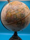 Vintage Replogle 9    Diameter Globe World Classic Series Metal Base 