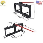 49  Skid Steer Hay Bale Spear Attachment Heavy Duty Tractor Bale Handling Hitch
