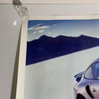 Porsche Official Original 911 996 Carrera Turbo Showroom Poster 2000 Salt Flats
