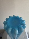 Vintage Empoli Cased Blue Fluted Genie Bottle No Stopper