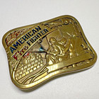Fire Fighter Belt Buckles Lot Of 4 American Hero 29 Palms Combat Center Vintage