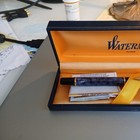 Waterman Fountain Pen Blue Marbling Fine Nib  Made In France