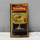 Lot Of 3  Vintage Lundby Mini Doll House Furniture Lot  Chandeleir  Lamp  And Tv