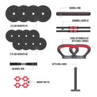 Fitrx Smartbell Gym 5-in-1 Adjustable Dumbbell Set   Weight Set  45 Lbs