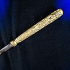 Grandpa 1914 s Brass Figurine Antique Letter Opener Size 9 5 l X 0 5 w