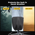 Electric Tongue Jack Cover   600d Universal Trailer Rv Electric Tongue Jack Prot