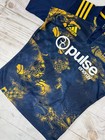 Adidas Highlanders 2017 Rugby Shirt Jersey Men Size L Blue