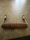 Vintage Singer Sewing Machine Bentwood Carrying Case Ribbed Wood Handle