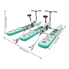 2 People Use Water Bike Inflatable Pedal Boat Inflatable Water Bike