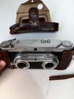 Vintage Wirgin Stereo Camera 35mm Dual Lens 3d Film Black Silver With Case